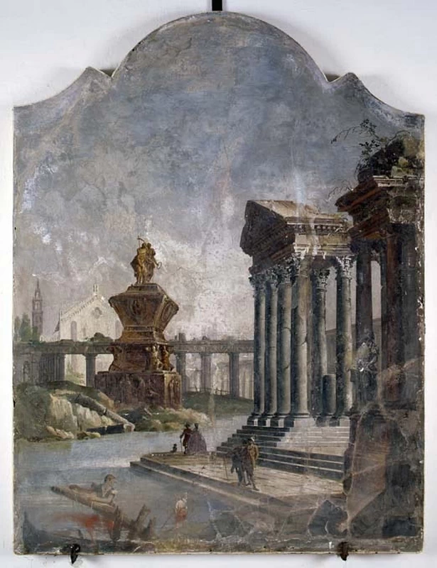Capriccio con architetture antiche - Tolmezzo, Udine